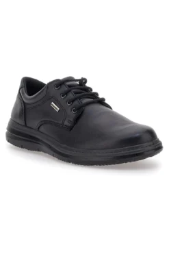 Scarpe stringate nere in pelle Imac 85130826790011