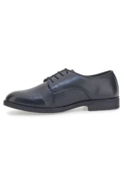 Scarpe Stringate Nere In Vera Pelle Max Dillan 202