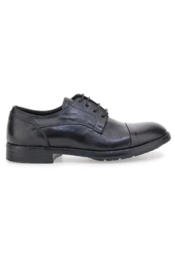 Scarpe stringate nere in vera pelle eleganti Pittarello Plus 1215P