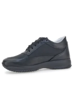 Scarpe Stringate Nere In Vera Pelle Made In Italy Jerpoint 620