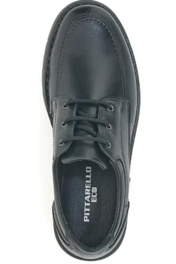 Scarpe Stringate Nere In Vera Pelle Pittarello Eco 22706