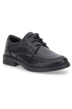 Scarpe Stringate Nere In Vera Pelle Pittarello Eco 22706