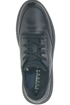 Scarpe Stringate Nere in Vera Pelle con Soletta Memory Foam PITTARELLO TIERRA 22105792