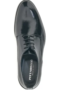 Scarpe Stringate Nere In Vera Pelle Pittarello 38020