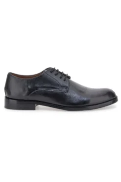 Scarpe Stringate Nere In Vera Pelle Claremorris 565