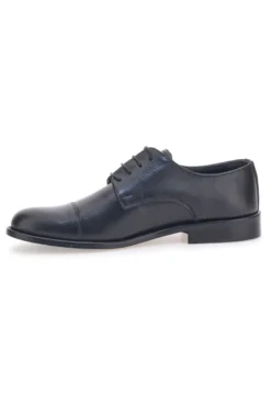 Scarpe Stringate Nere Vera Pelle Pittarello 7705