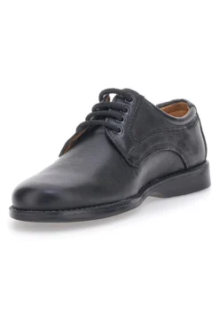 Scarpe Stringate Nere Vera Pelle Longford 1