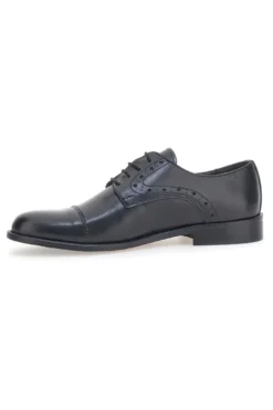 Scarpe Stringate Pittarello 7715 Nere Vera Pelle