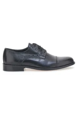 Scarpe Stringate Pittarello 7715 Nere Vera Pelle