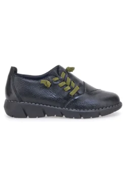 Scarpe Stringate Plocadi 17569 Nere Vera Pelle