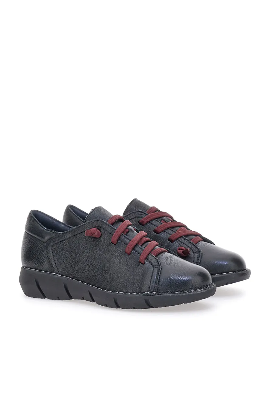 Scarpe Stringate Plocadi 11613 Nere Vera Pelle