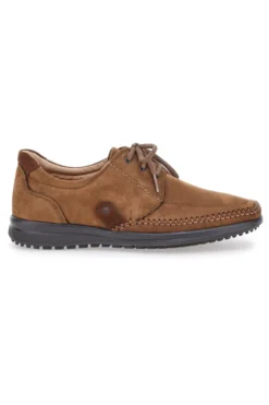 Scarpe Stringate Taupe in Vera Pelle Longford 2023