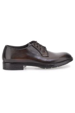 Scarpe stringate testa di moro in vera pelle eleganti Pittarello Plus 1115