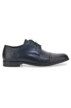 Scarpe Stringate Vera Pelle Nere Claremorris 2203