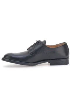 Scarpe Stringate Vera Pelle Nere Pittarello 6051