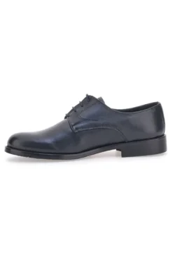 Scarpe Stringate Vera Pelle Nera Pittarello 77201