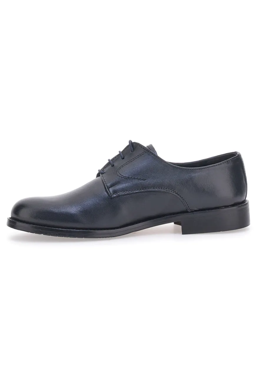 Scarpe Stringate Vera Pelle Nera Pittarello 77201
