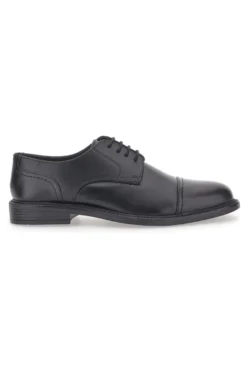 Scarpe Stringate Vera Pelle Nere Max Dillan 19033