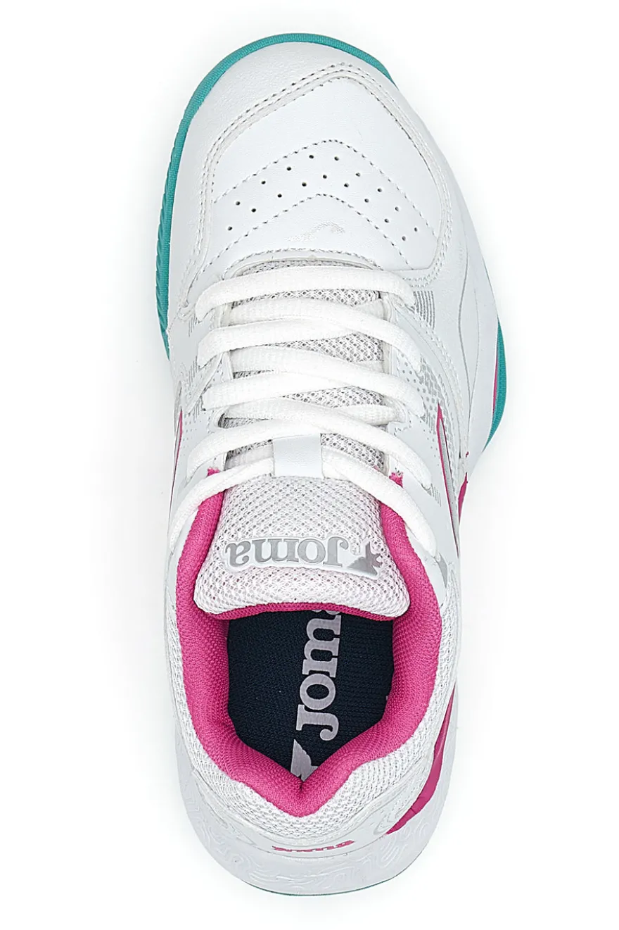 Scarpe tennis padel bianche con dettagli rosa Joma Master 1000 JR 2532