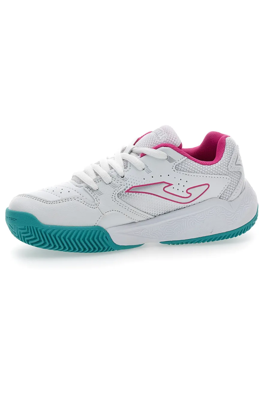 Scarpe tennis padel bianche con dettagli rosa Joma Master 1000 JR 2532