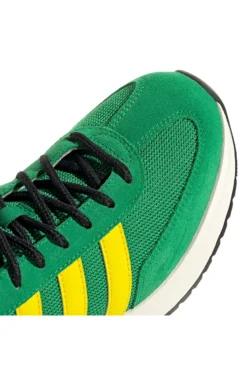 Scarpe verdi con dettagli gialli in mesh Adidas Run 70s 2.0
