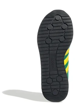 Scarpe verdi con dettagli gialli in mesh Adidas Run 70s 2.0