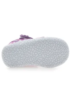 Scarpe viola con doppio strappo Pitt kids PK2876B