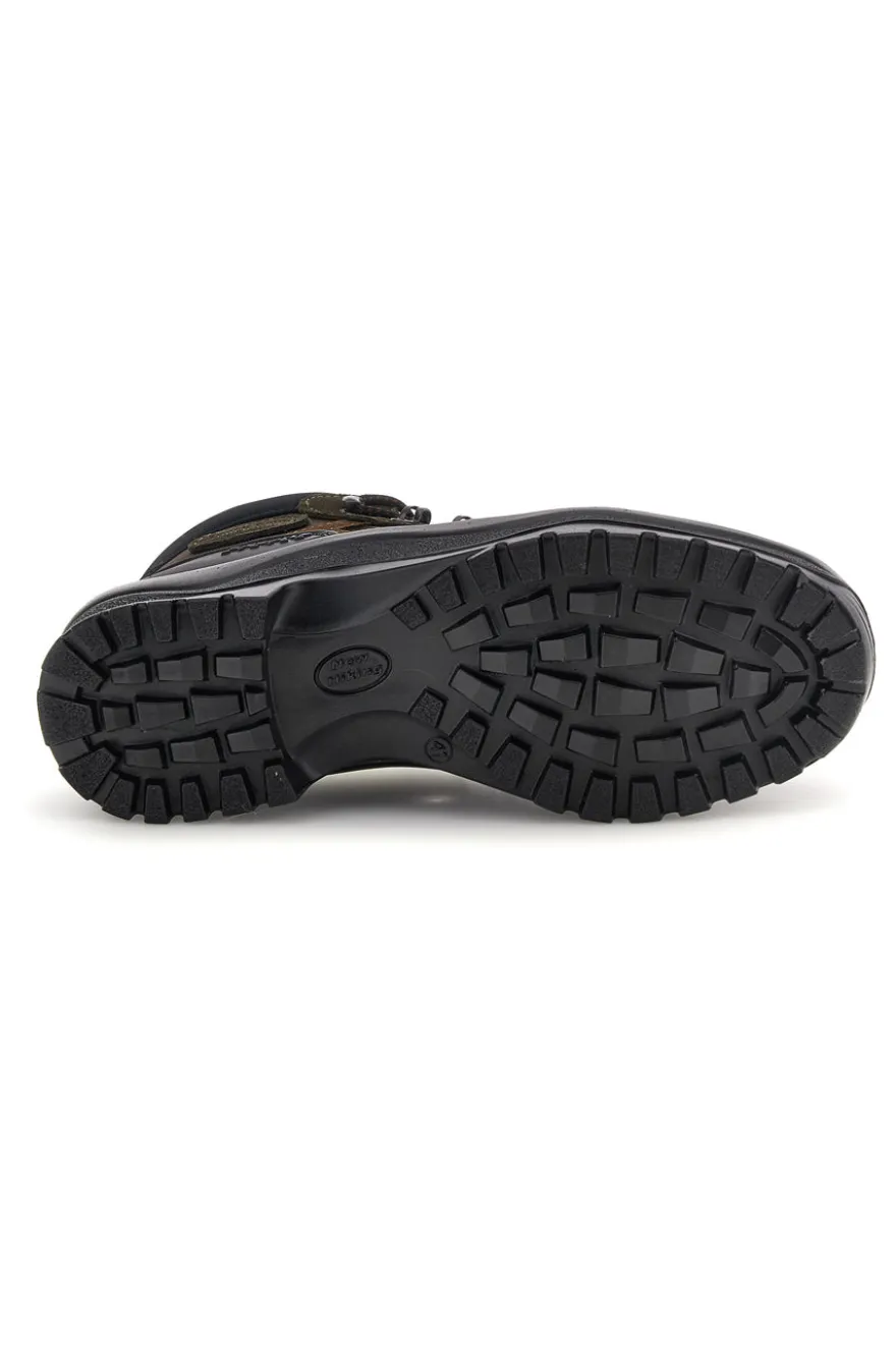 Scarponcini da trekking verde oliva con support system Track down 10694S3