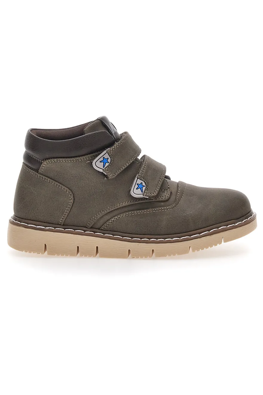Scarponcino con Velcro Asso 9650