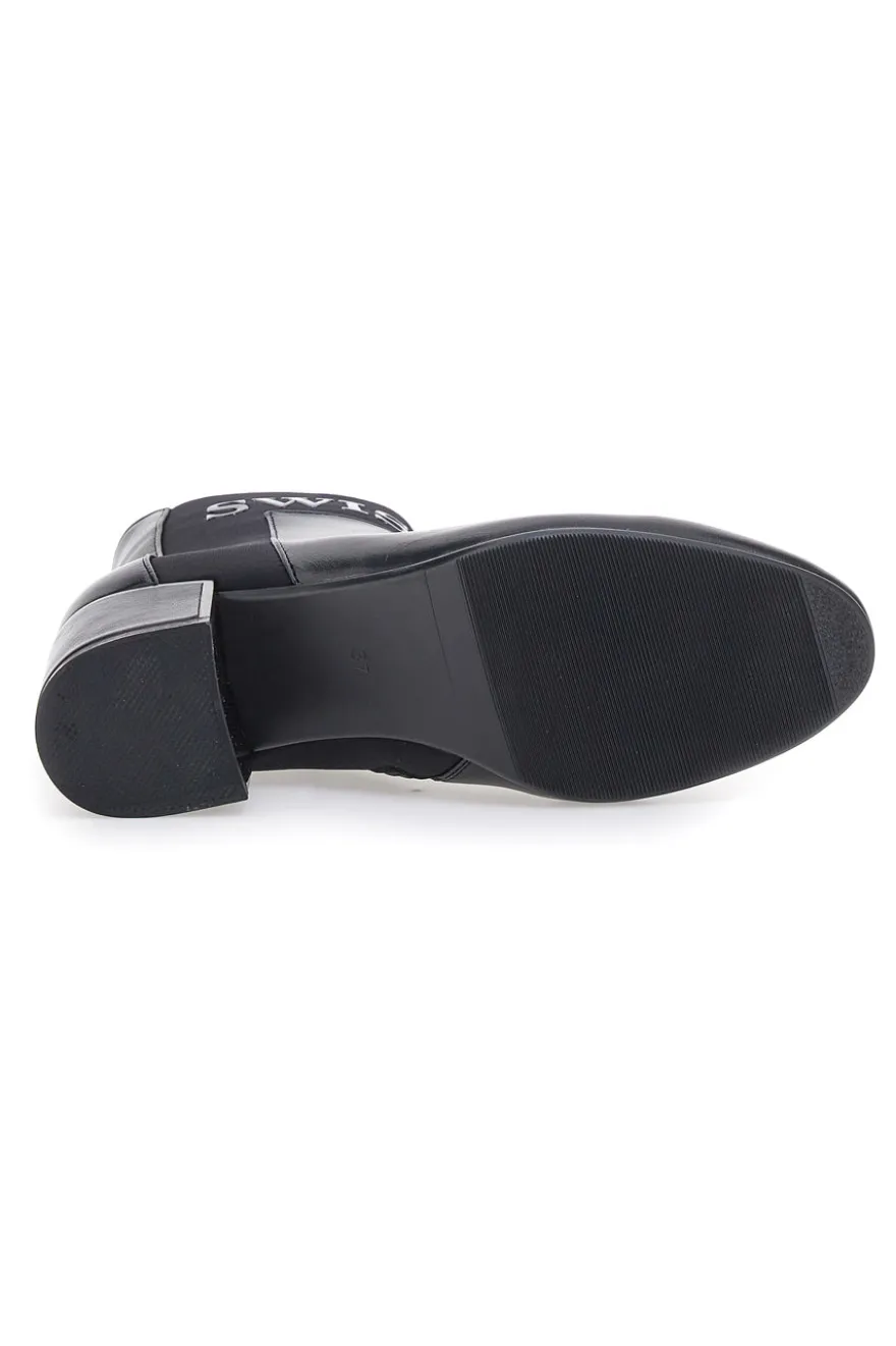 Schwarze Ankle Stiefel SWISH 11