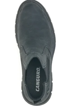 Schwarze Beatles-Stiefeletten Canguro 877