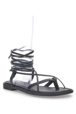 Schwarze Gladiator-Sandalen mit Flip-Flops PITTARELLO SUN A6700101