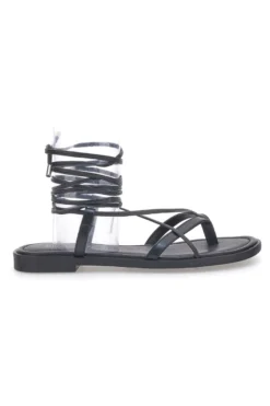 Schwarze Gladiator-Sandalen mit Flip-Flops PITTARELLO SUN A6700101