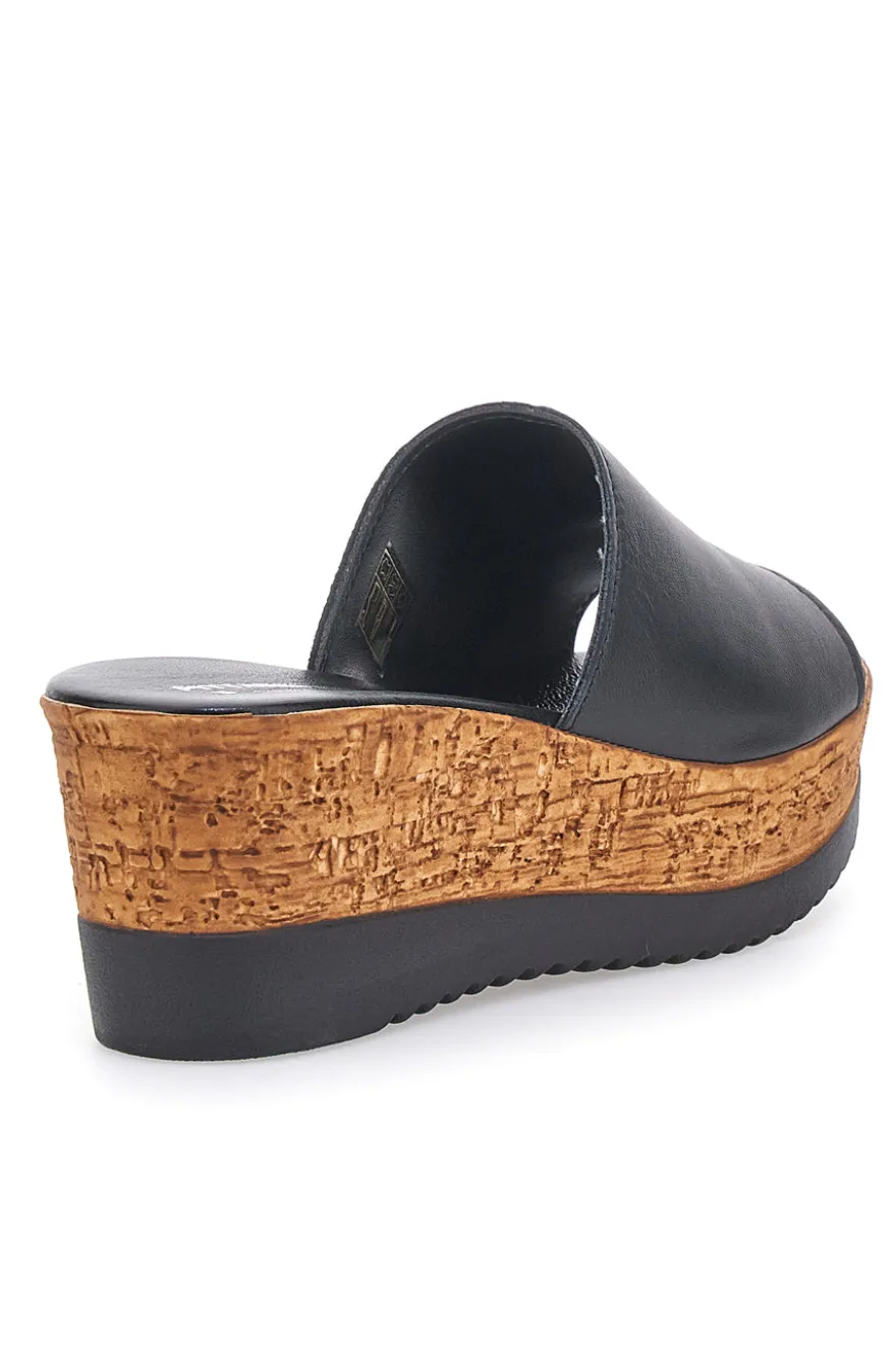 Schwarze Hausschuhe mit Lederband Made in Italy PITTARELLO 233170428