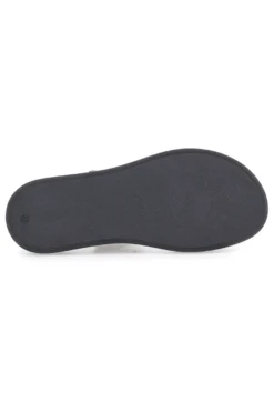 Schwarze Ledersandalen mit gekreuzten Riemen und elastischer Rückseite Pittarello Focus 28067