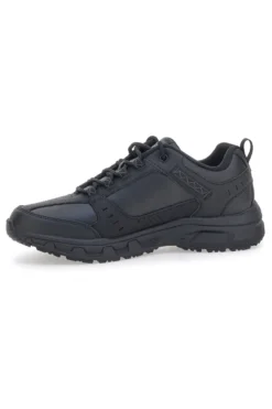 Schwarze Outdoor-Schuhe aus Leder mit Memory Foam Skechers Oak Canyon Redwick