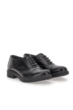 Schwarze Schnürschuhe aus echtem Leder PITTARELLO ELITE 73