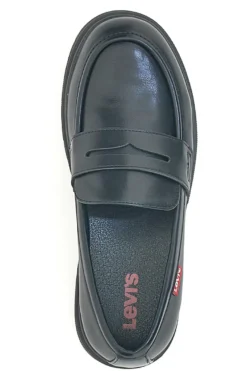 Schwarze Slipper mit Löwenmaul LEVI'S LUCY