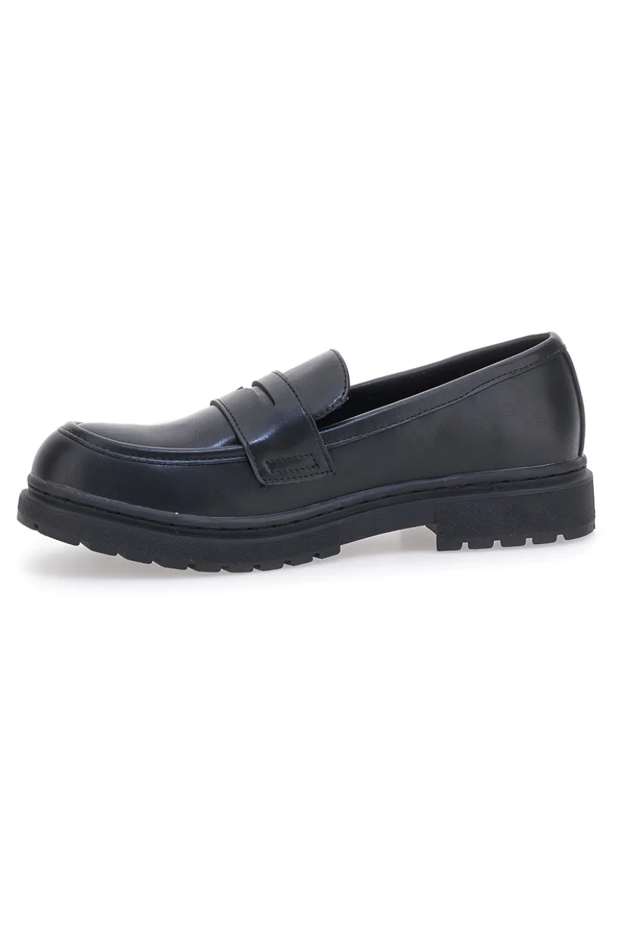Schwarze Slipper mit Löwenmaul LEVI'S LUCY