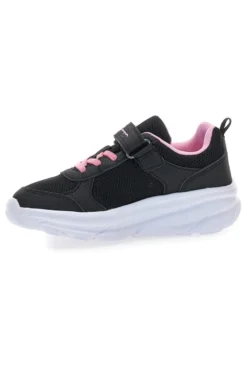 Schwarze Sneaker mit dicker Sohle und rosa Details Champion HRO G PS Low Cut Shoe