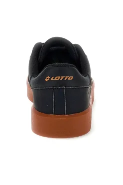 Schwarze Sneakers mit Ledersohle Lotto EQUIPO AMF II LTH
