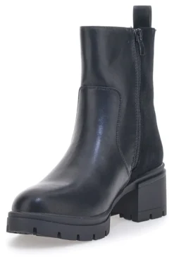 Schwarze Stiefeletten mit Absatz GMV 296