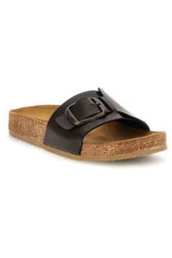 Schwarz Hausschuhe mit Schnalle Pittarello tierra 335A1100SR
