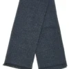Sciarpa blu fantasia pied de poule calda Roncato 46,003,03
