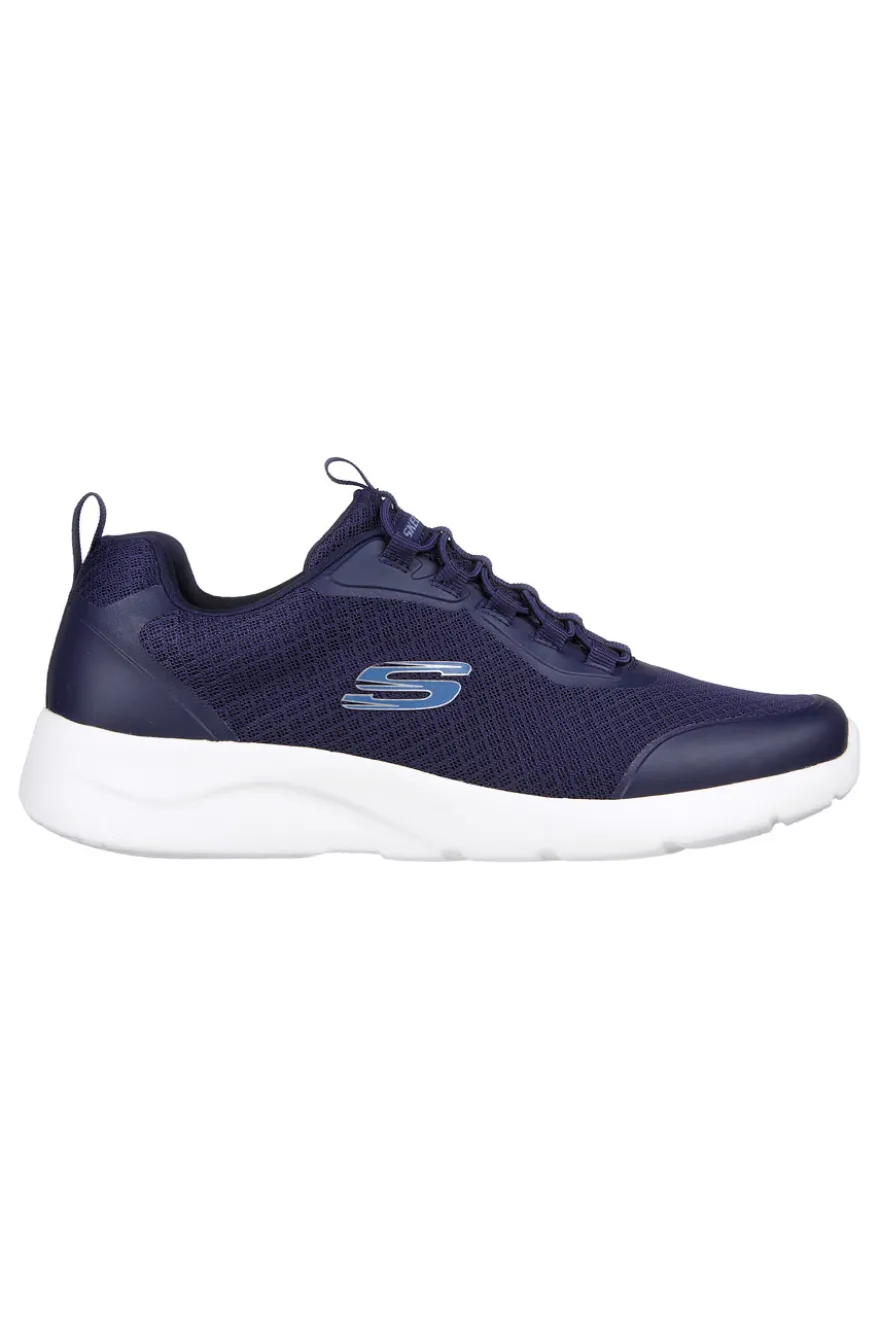Skechers Dynamight 2.0 Gym-Schuhe mit Mesh-Obermaterial in Blau und Weiß - Setner