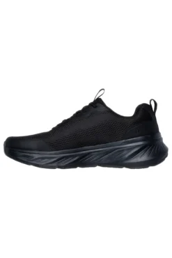 Skechers Edgeride Rekze – Schwarze Mesh-Sneaker mit Memory-Schaum