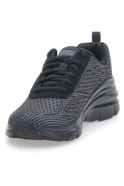 Skechers – Fashion Fit – Schwarze Sneaker „Bold Boundaries“