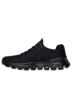 Skechers – GLIDE-STEP SYLO – Vegane Sneakers mit gepolsterter Sohle in Schwarz