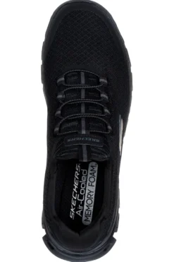 Skechers – GLIDE-STEP SYLO – Vegane Sneakers mit gepolsterter Sohle in Schwarz