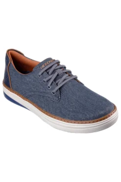 Skechers Hyland Ratner blau Leinwand Turnschuhe